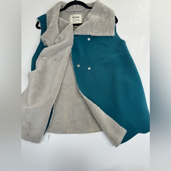 dylan Microfleece Wrap Faux Shearling Lined Vest With Pockets Womens XL - Picture 3 of 14
